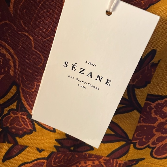 BOHO BABE gorgeous NWT classic feminine French Sezane dress 36 🌞 - Picture 3 of 9